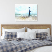 Am Strand Canvas Afdruk (Insitu (Slaapkamer))