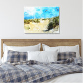 Am Strand Canvas Afdruk (Insitu (Slaapkamer))