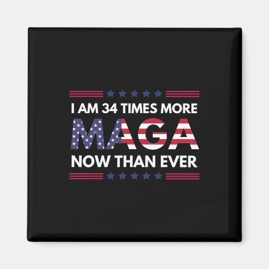 AM &# Times meer maga nu dan ooit Trump-steun Magneet (Voorkant)
