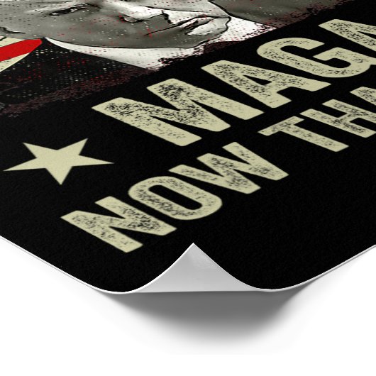 AM &# Times meer maga nu dan ooit Trump-steun Poster (Hoek)