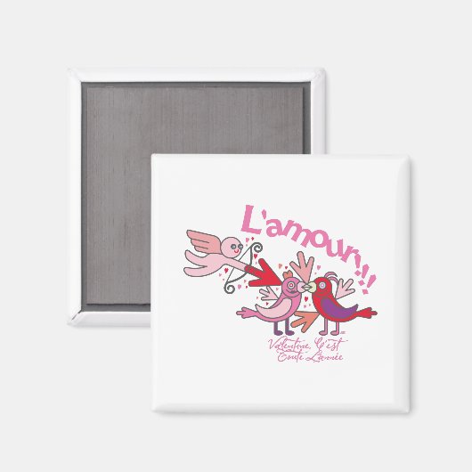 Am van Valentin BY MASANSER Magneet (Voorkant / Achterkant)