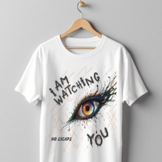 Am Watching You No Escape Creepy Eye T-shirt