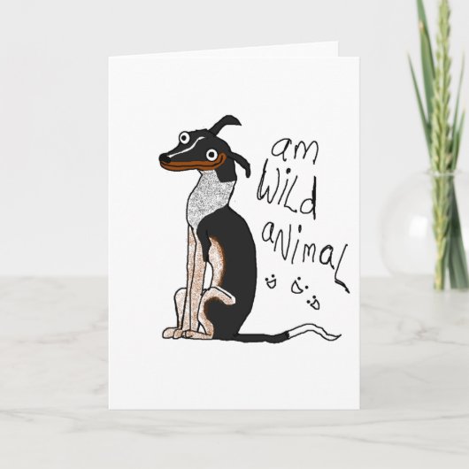 Am Wilde Dier Kaart (Voorkant)