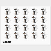 Am Wilde Dier Ronde Sticker (Vel)