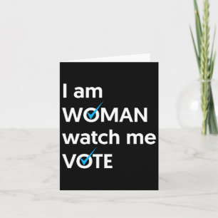 AM Woman Bekijk mij stem 2024 Blue Wave stemming Kaart