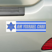 Am Yisrael Chai Bumpersticker (Op auto)