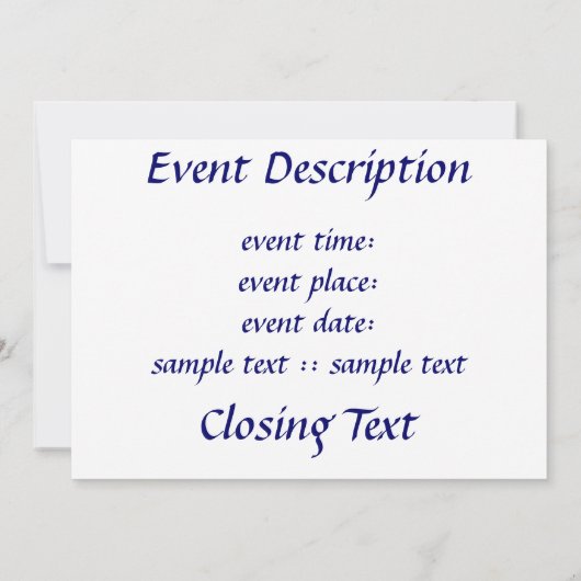 Am Yisrael Chai Kaart (Achterkant)