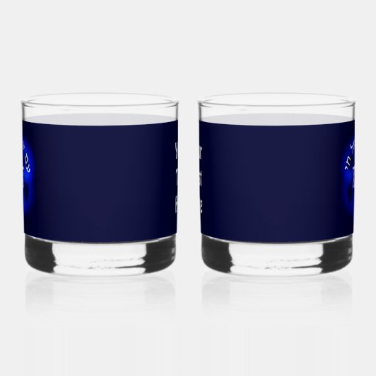 Am Yisrael Chai Whisky Glas (Links)