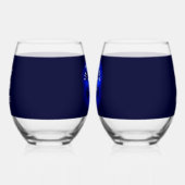 Am Yisrael Chai Wijnglas Zonder Voet (Rechts)