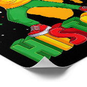 AM Zwart Geschiedenis Kind Dabbing Zwart Geschiede Poster (Hoek)