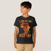 AM Zwarte Geschiedenis Moederdag Juneteenth Indepe T-shirt (Voorkant volledig)
