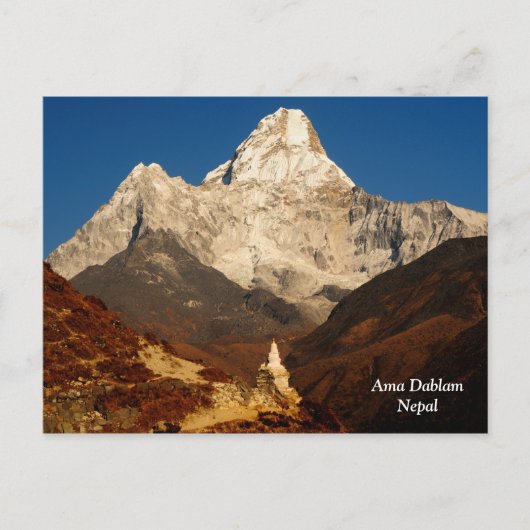 Ama Dablam Briefkaart (Voorkant)
