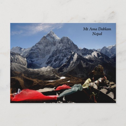 Ama Dablam Briefkaart (Voorkant)