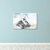 Ama Dablam Canvas Afdruk (Insitu (Houten vloer))