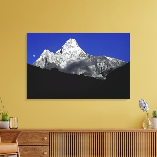 Ama Dablam Canvas Afdruk (Insitu (Woonkamer))