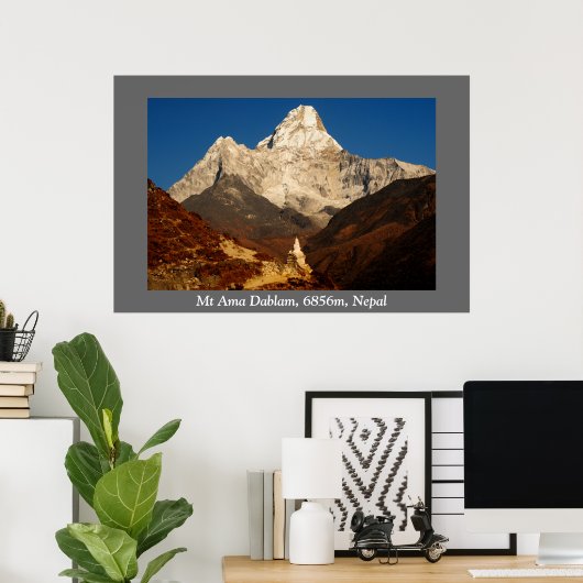 Ama Dablam Poster (Thuiskantoor)