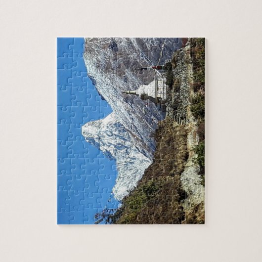 Ama Dablam, Sagarmatha, Everest trail uitzichten/N Legpuzzel (Verticaal)