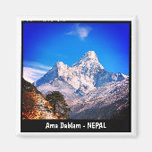 Ama Dablam, Sagarmatha, Everest Trek - Nepal Magneet (Voorkant)