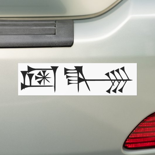 Ama-gi Bumpersticker (Op auto)