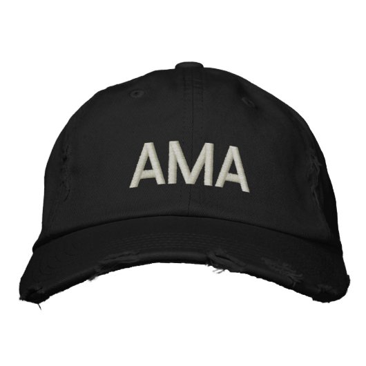 AMA (INITIALEN) GEBORDUURD AANPASSEN PET (Voorkant)