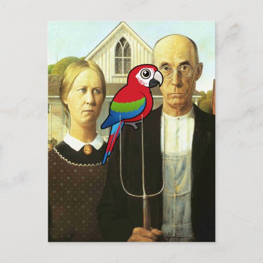 Amacaw Gothic Briefkaart (Voorkant)