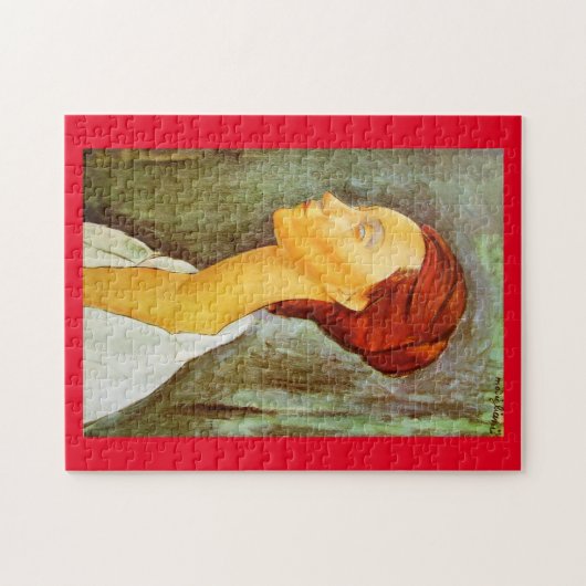 Amadeo Modigliani Portret van Lunia Czechowska Legpuzzel (Horizontaal)