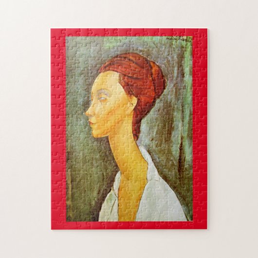 Amadeo Modigliani Portret van Lunia Czechowska Legpuzzel (Verticaal)