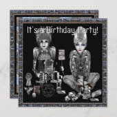 Amadon Verjaardag Uitnodigen Kaart (Voorkant / Achterkant)