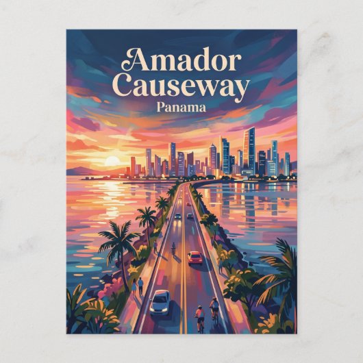 Amador Causeway Panama Briefkaart (Voorkant)