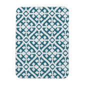 Amadora Blue Pattern Magneet (Verticaal)