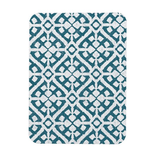 Amadora Blue Pattern Magneet (Verticaal)