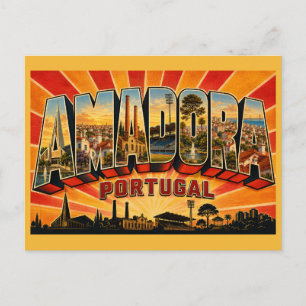 Amadora Portugal Kerk Briefkaart