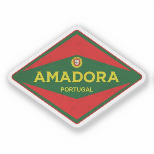 Amadora Portugal Vintage Sticker (Voorkant)