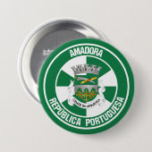 Amadora Round Emblem Ronde Button 7,6 Cm (Voorkant /achterkant)