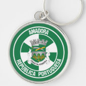 Amadora Round Emblem Sleutelhanger (Voorkant)