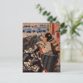 Amakasu Omi no kami Briefkaart (Staand voorkant)