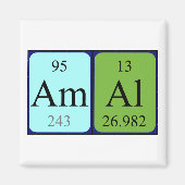 Amal periodieke table name magnet (Voorkant)