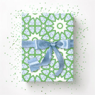 Amal Star Lattice in Leisteen en Groen Cadeaupapier