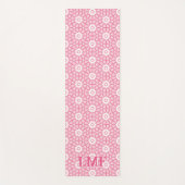 Amal Star Lattice in Roze Persoonlijk Yogamat (Voorkant)