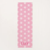 Amal Star Lattice in Roze Persoonlijk Yogamat (Achterkant)