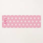 Amal Star Lattice in Roze Persoonlijk Yogamat (Voorkant (horizontaal))