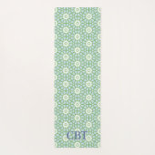 Amal Star Lattice in Slate and Green Personalized Yogamat (Achterkant)