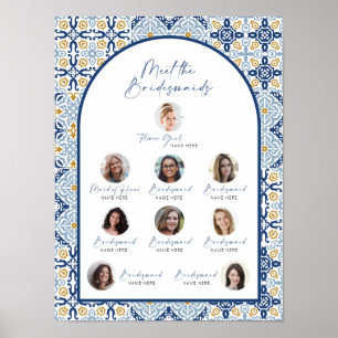 Amalfi Blue Tile ontmoet de Bridesmaids Bride Show Poster