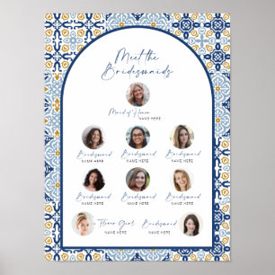 Amalfi Blue Tile ontmoet de Bridesmaids Bride Show Poster