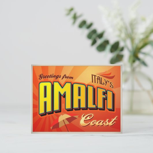 AMALFI BRIEFKAART (Staand voorkant)