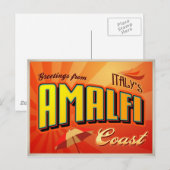 AMALFI BRIEFKAART (Voorkant / Achterkant)
