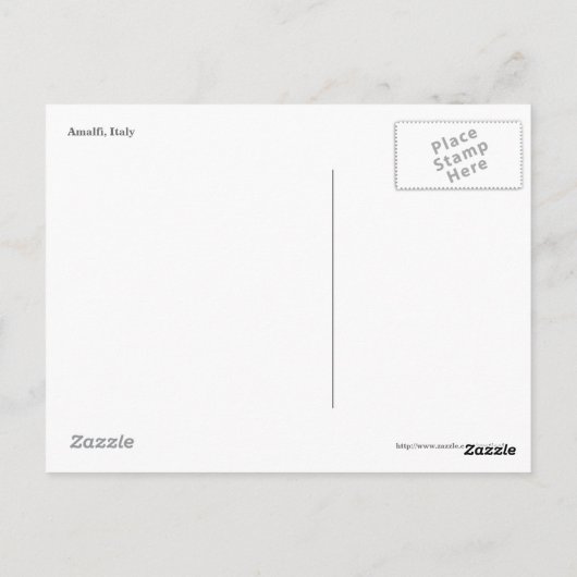 Amalfi Briefkaart (Achterkant)