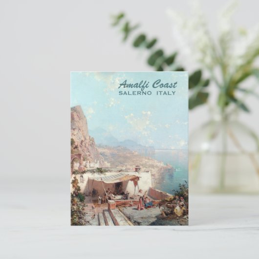 Amalfi-briefkaart voor aangepaste kunst van Unterb Briefkaart (Staand voorkant)