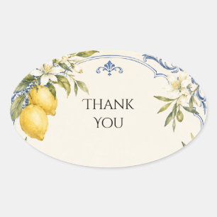 Amalfi Citroen Mediterrane Sticker