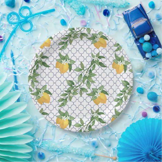 Amalfi Citroen Papierbord Papieren Bordje (Feest)